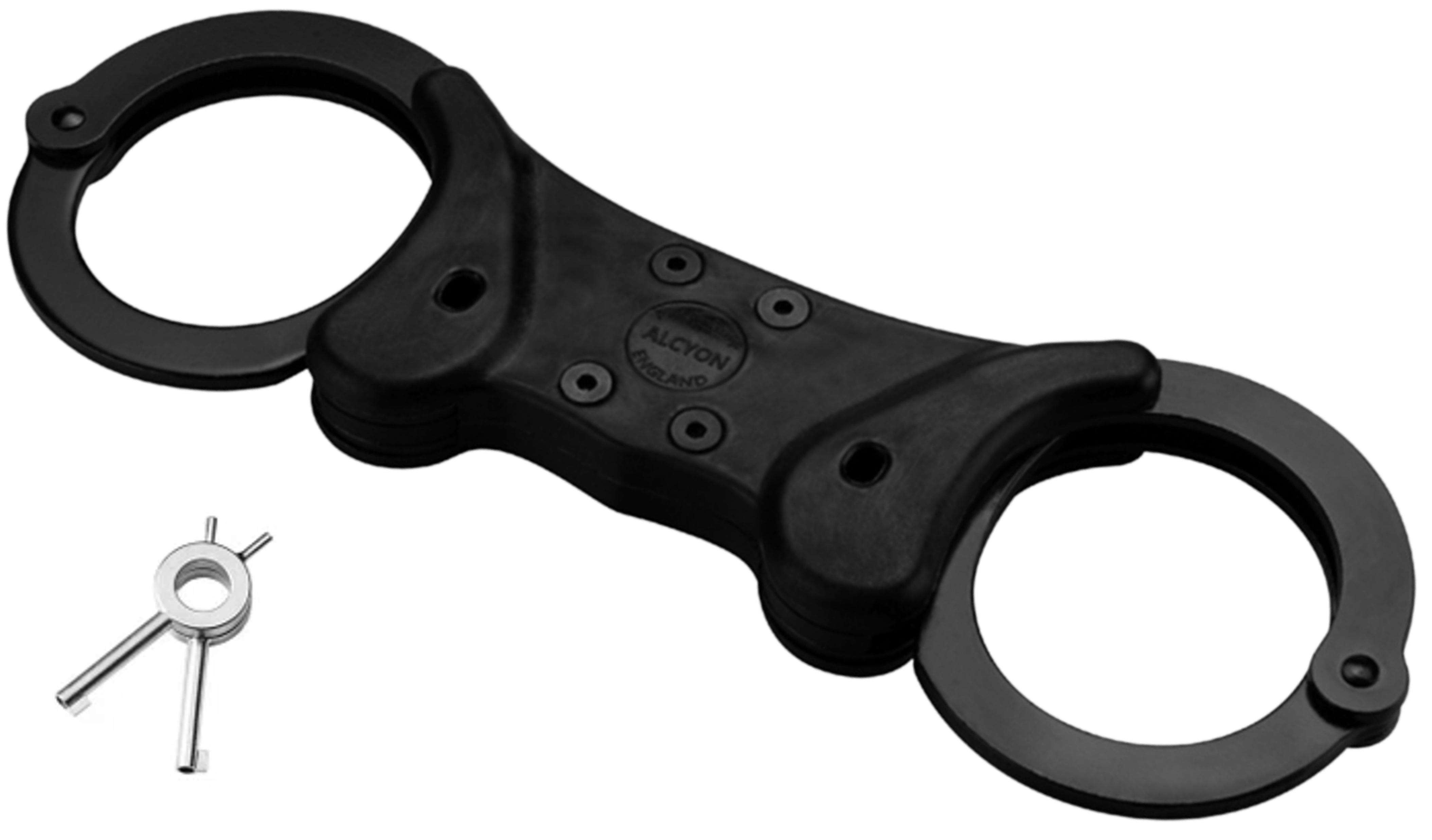 PRO-CUFF England Police Handcuffs | Black | Rigid | Heavy-Duty Steel ...
